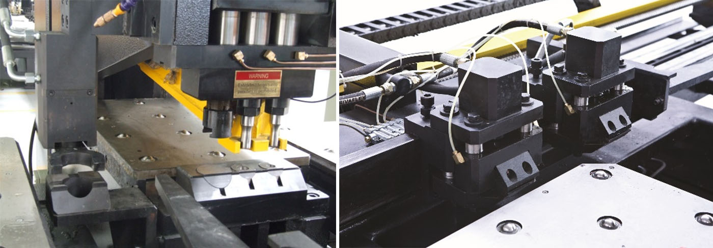 Máquina de perforación e perforación hudráulica CNC4
