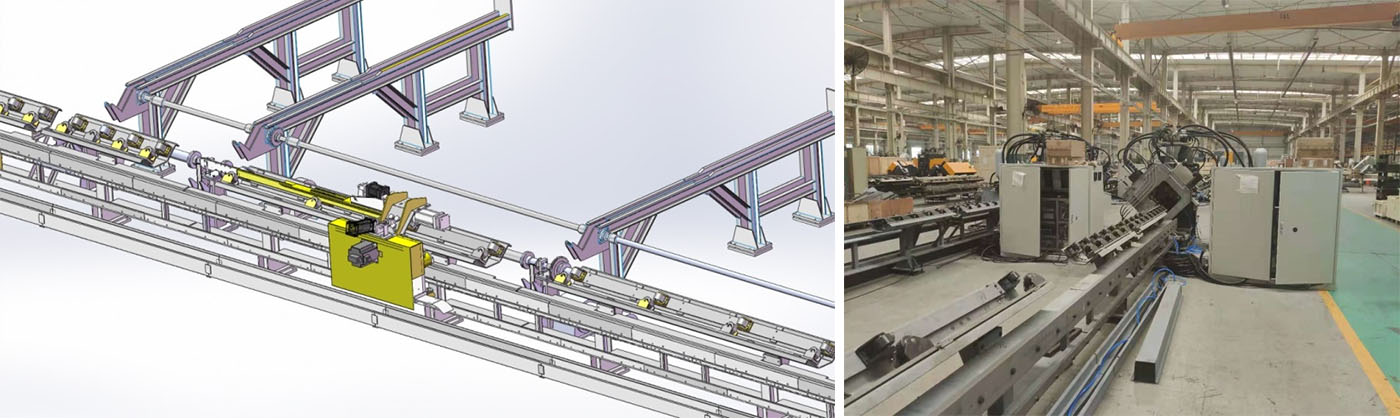 CNC Angle Steel Punching, Shearing and Marking Machine5