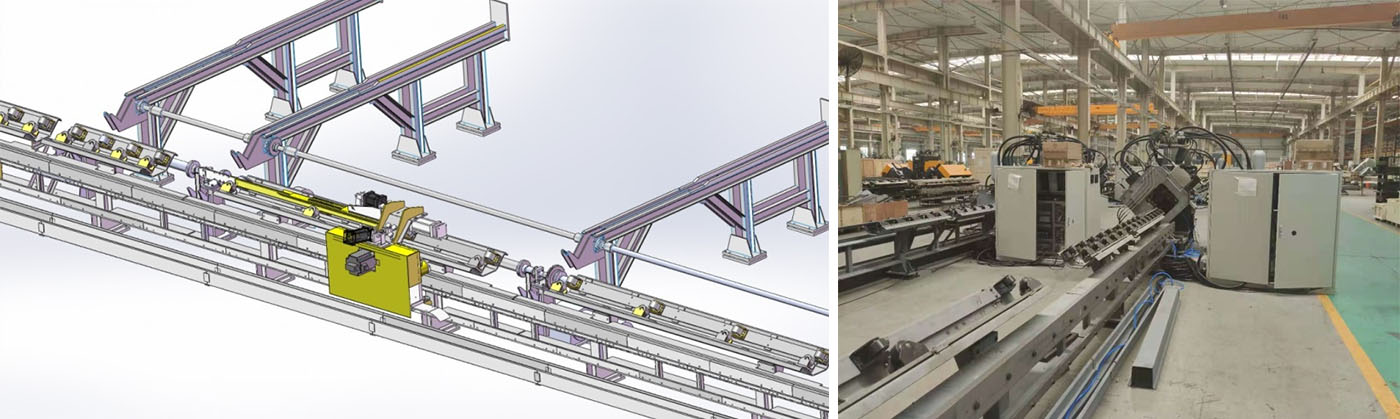 CNC Angle Steel Punching, Shearing and Marking Machine6